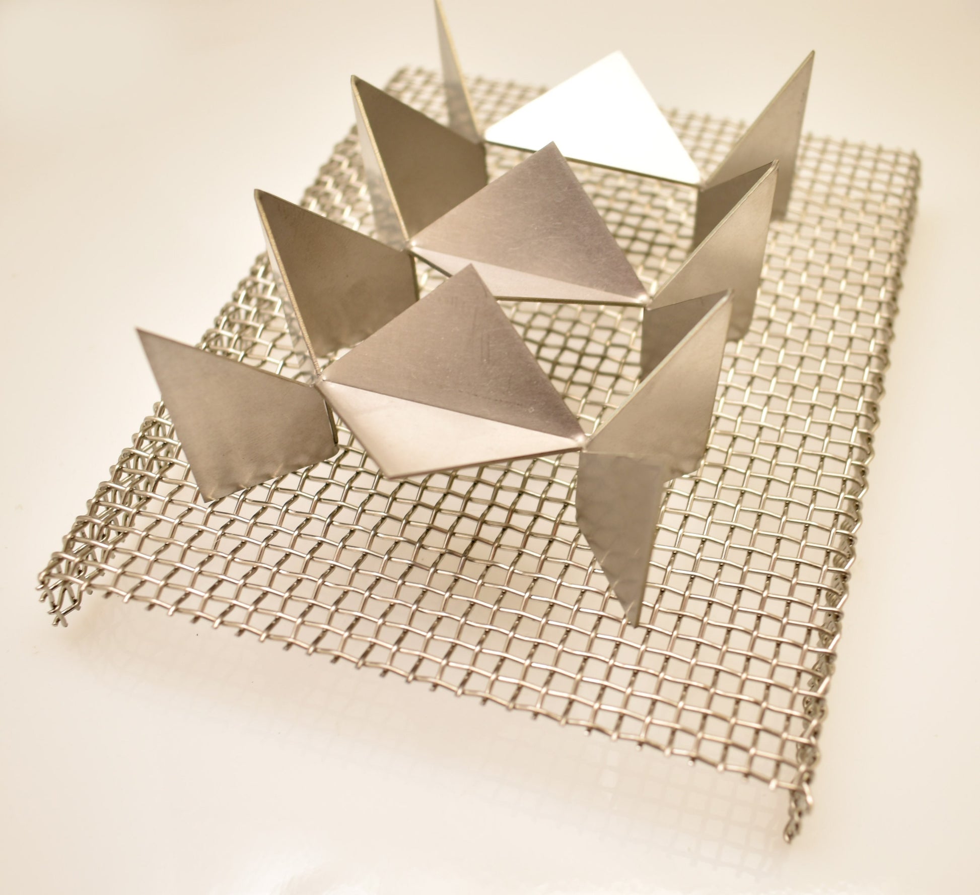 Enameling Supplies 1mm strong high quality Wire mesh stainless steel 6*5" with lags for Torch Fired and Kiln Enameling
