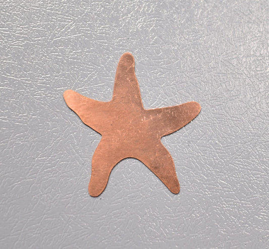 Copper Blanks - 565# Starfish copper blank, 24Gauge, Solid