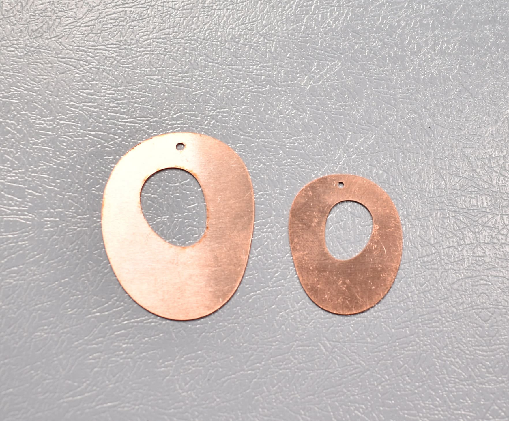 Copper Blanks - 546# New - Ring Copper blank , stamped enamel , solid copper, stamping blank, personalized copper blank, raw copper