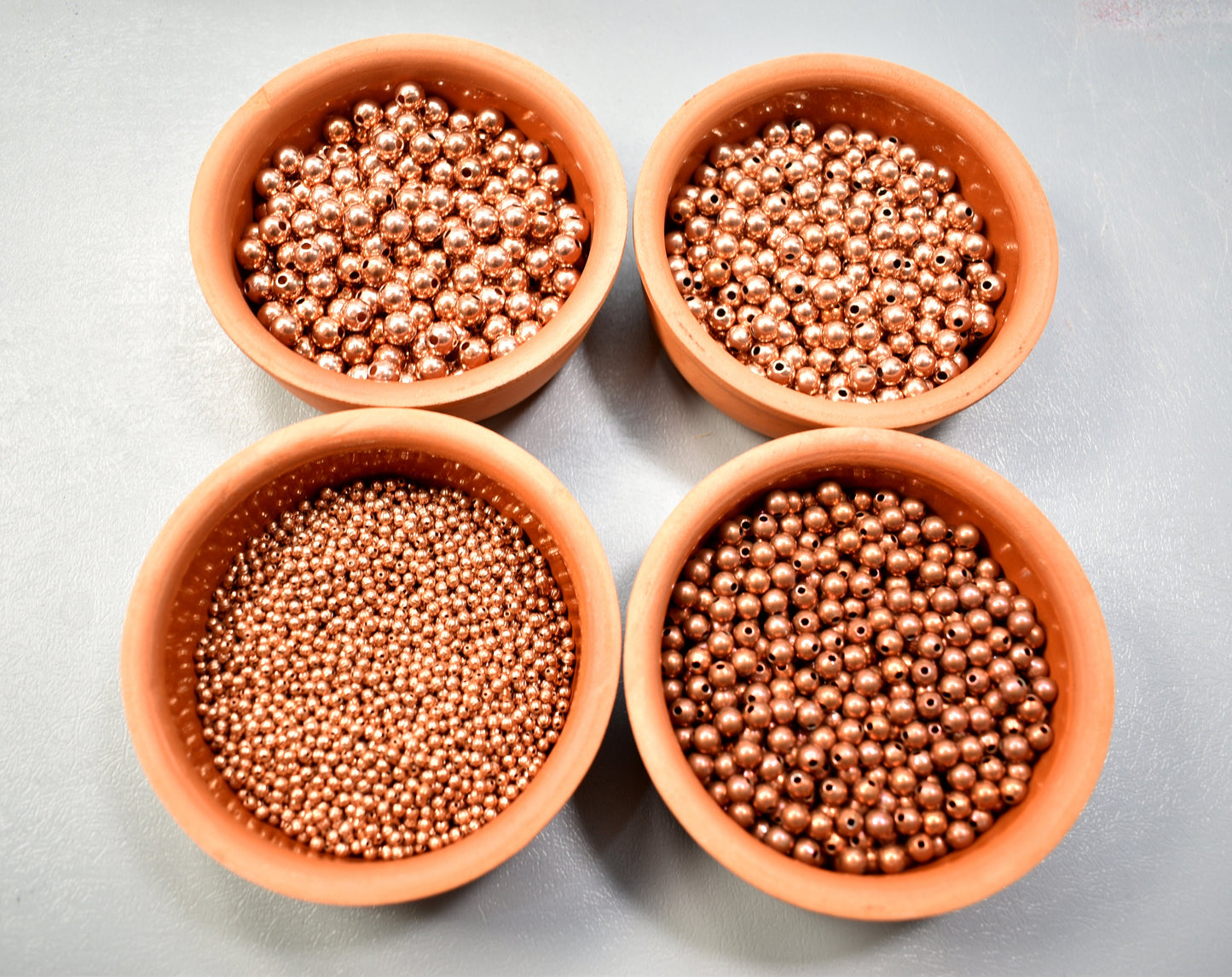 Copper Blanks - 187# Solid Raw Copper beads for enameling 3mm, 6mm, 7mm, 8mm