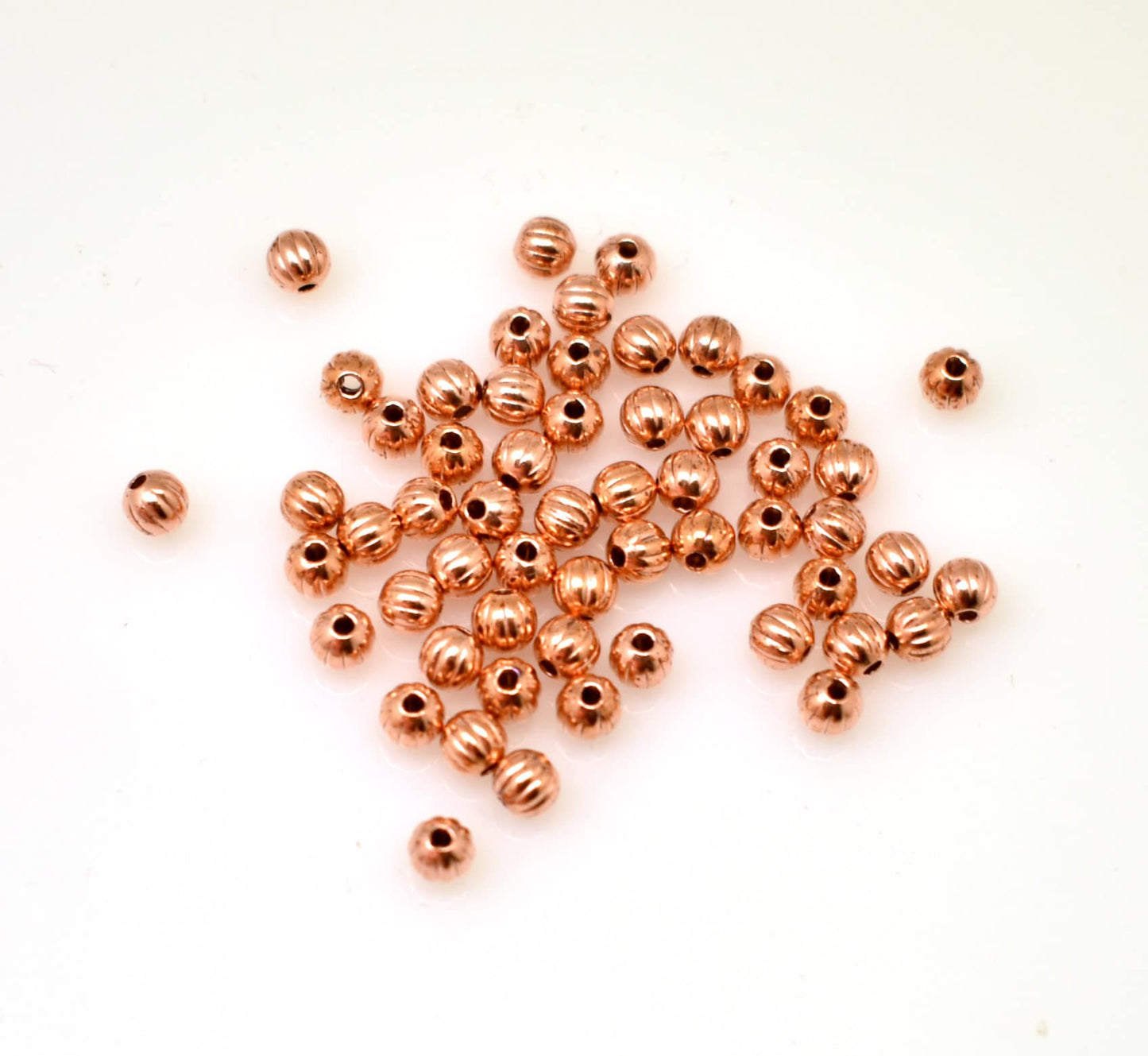 Copper Blanks - Solid Raw Copper beads for enameling 3mm, 6mm, 7mm, 8mm, 9mm and Earrings