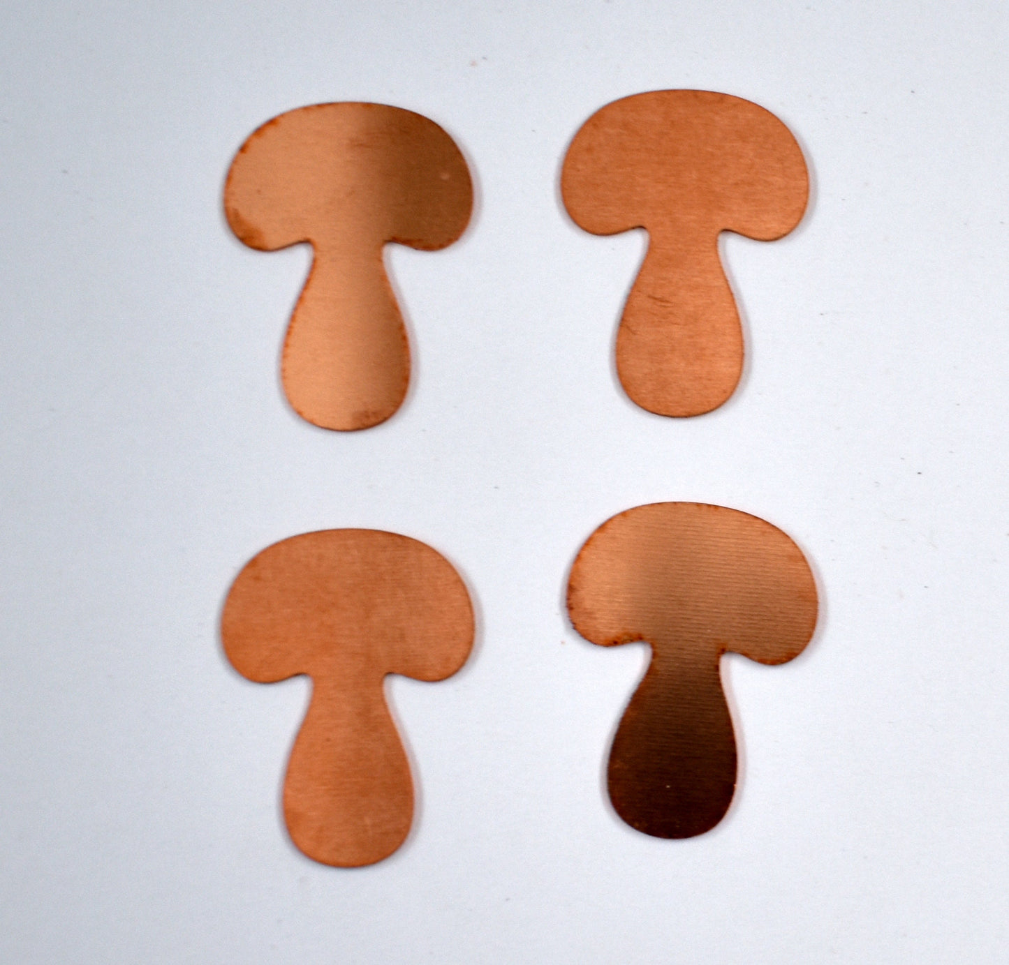 Copper Blanks - 636# Mushroom copper blank - 24 Gauge, raw Solid