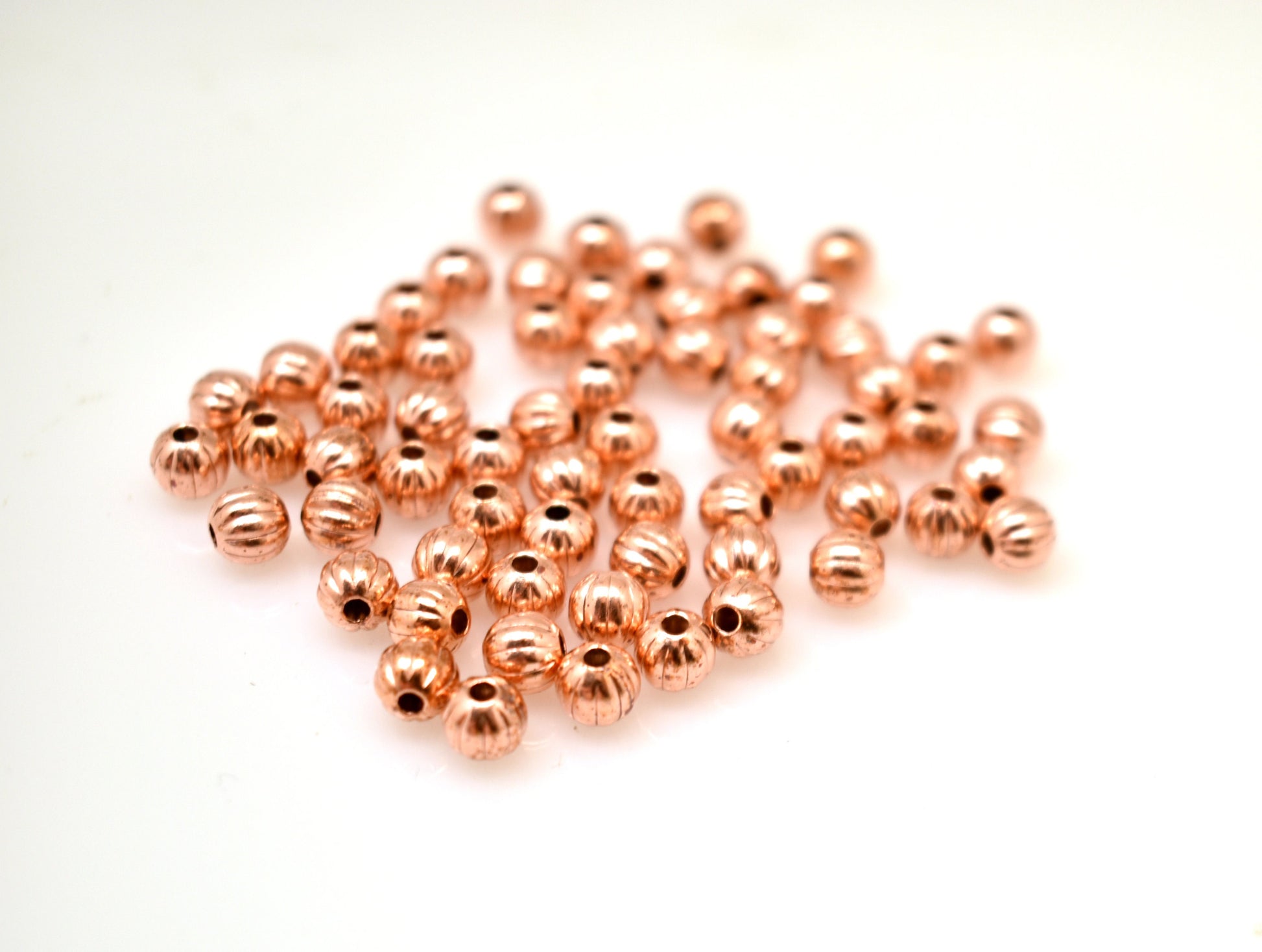Copper Blanks - Solid Raw Copper beads for enameling 3mm, 6mm, 7mm, 8mm, 9mm and Earrings
