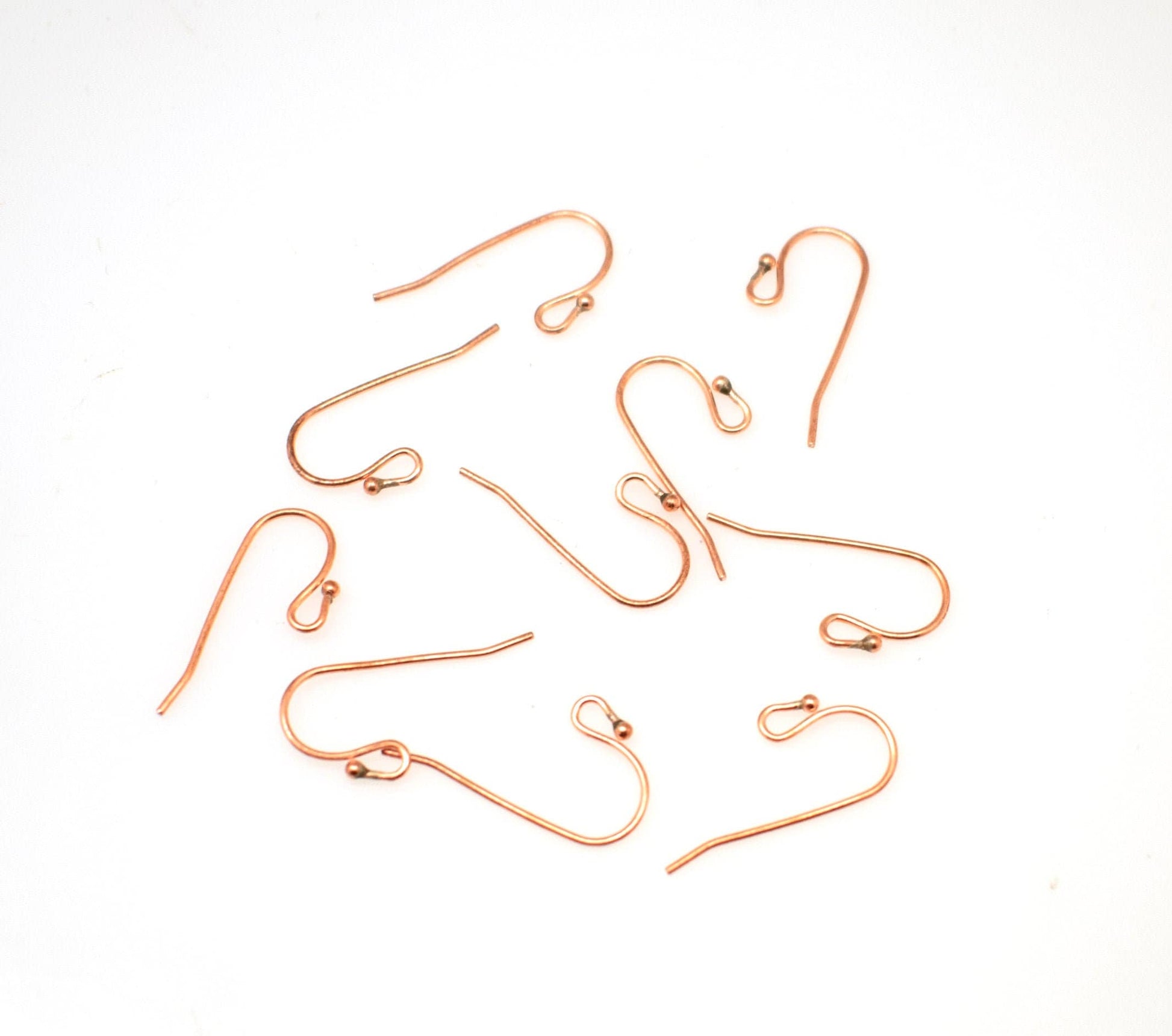 Copper Blanks - 187# Solid Raw Copper beads for enameling 3mm, 6mm, 7mm, 8mm, 9mm and Earrings