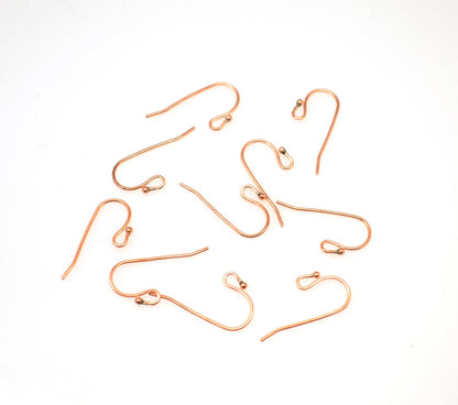 Copper Blanks - Solid Raw Copper beads for enameling 3mm, 6mm, 7mm, 8mm, 9mm and Earrings