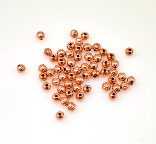Copper Blanks - Solid Raw Copper beads for enameling 3mm, 6mm, 7mm, 8mm, 9mm and Earrings