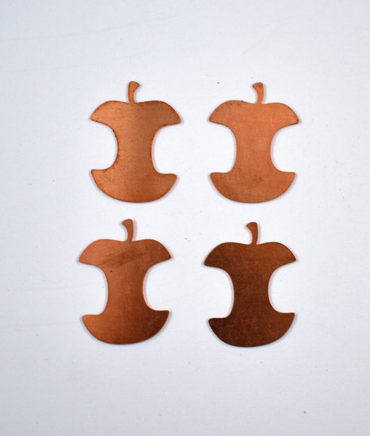 Copper Blanks - 624# Eaten Apple copper blank - 24 Gauge, raw Solid