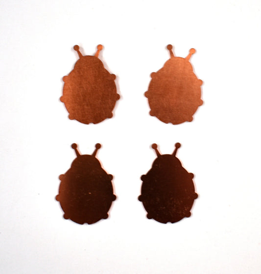 Copper Blanks - 635# Beetle copper blank - 24 Gauge, raw Solid