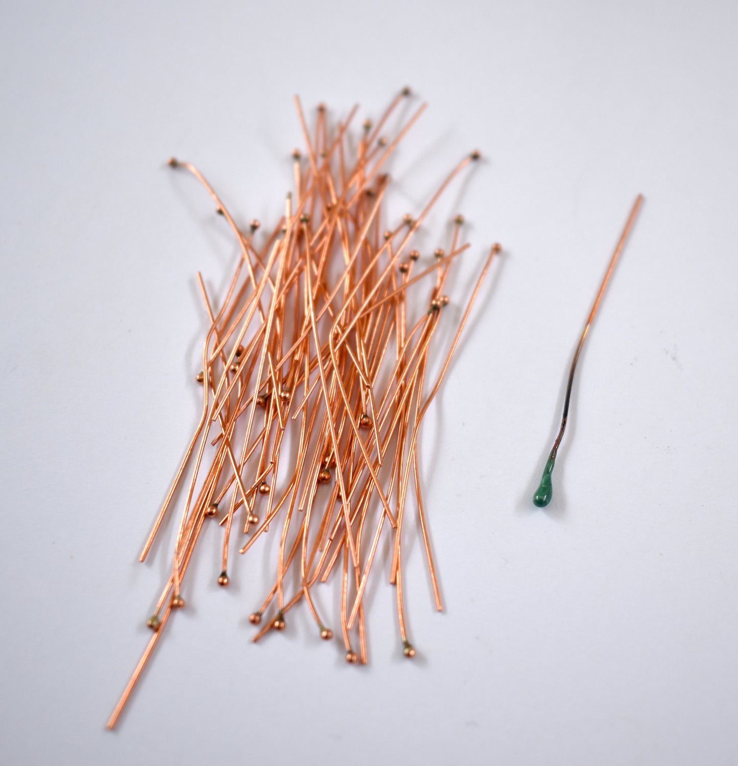 Copper Blanks - Solid Raw Copper caps for enameling and jewelry making