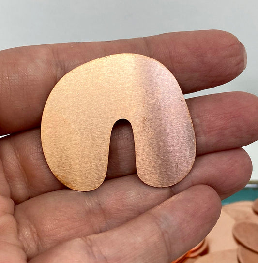 Copper Blanks - 668# Copper blank, stamped solid copper, round stamping blank, personalized copper blank, raw copper
