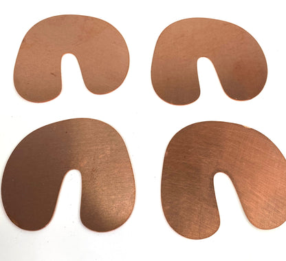 Copper Blanks - 668# Copper blank, stamped solid copper, round stamping blank, personalized copper blank, raw copper