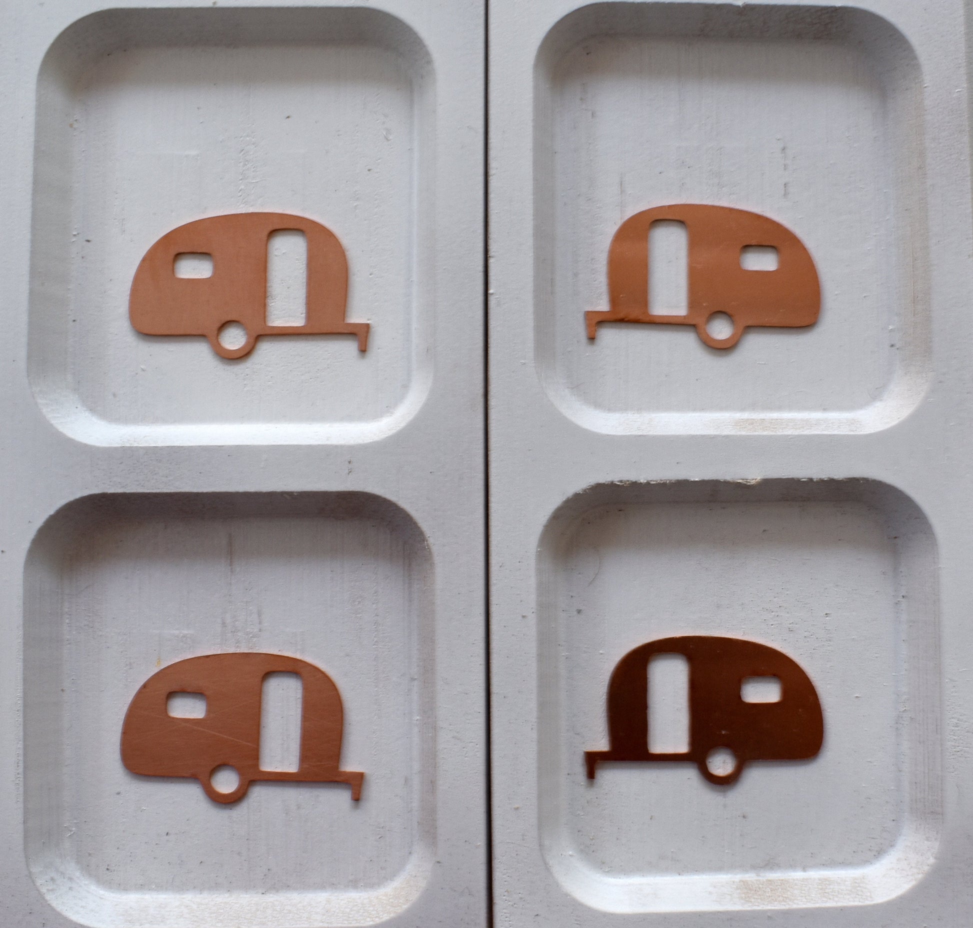 Copper Blanks - 691# Caravan copper blank - 24 Gauge, raw Solid