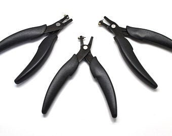 Enameling Supplies 1.5 mm Hole Punch Plier, Hole Maker for Metal