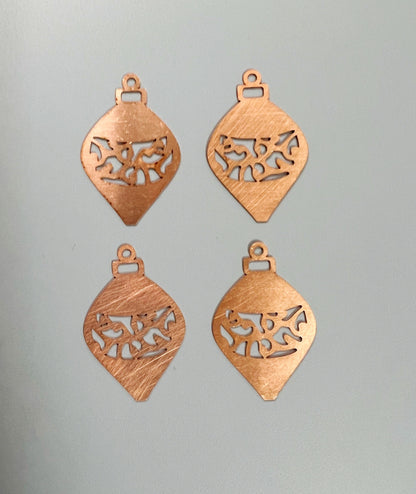 Copper Blanks - 315# Ornament copper blank , stamped enamel , solid copper, stamping blank, personalized copper blank, raw copper