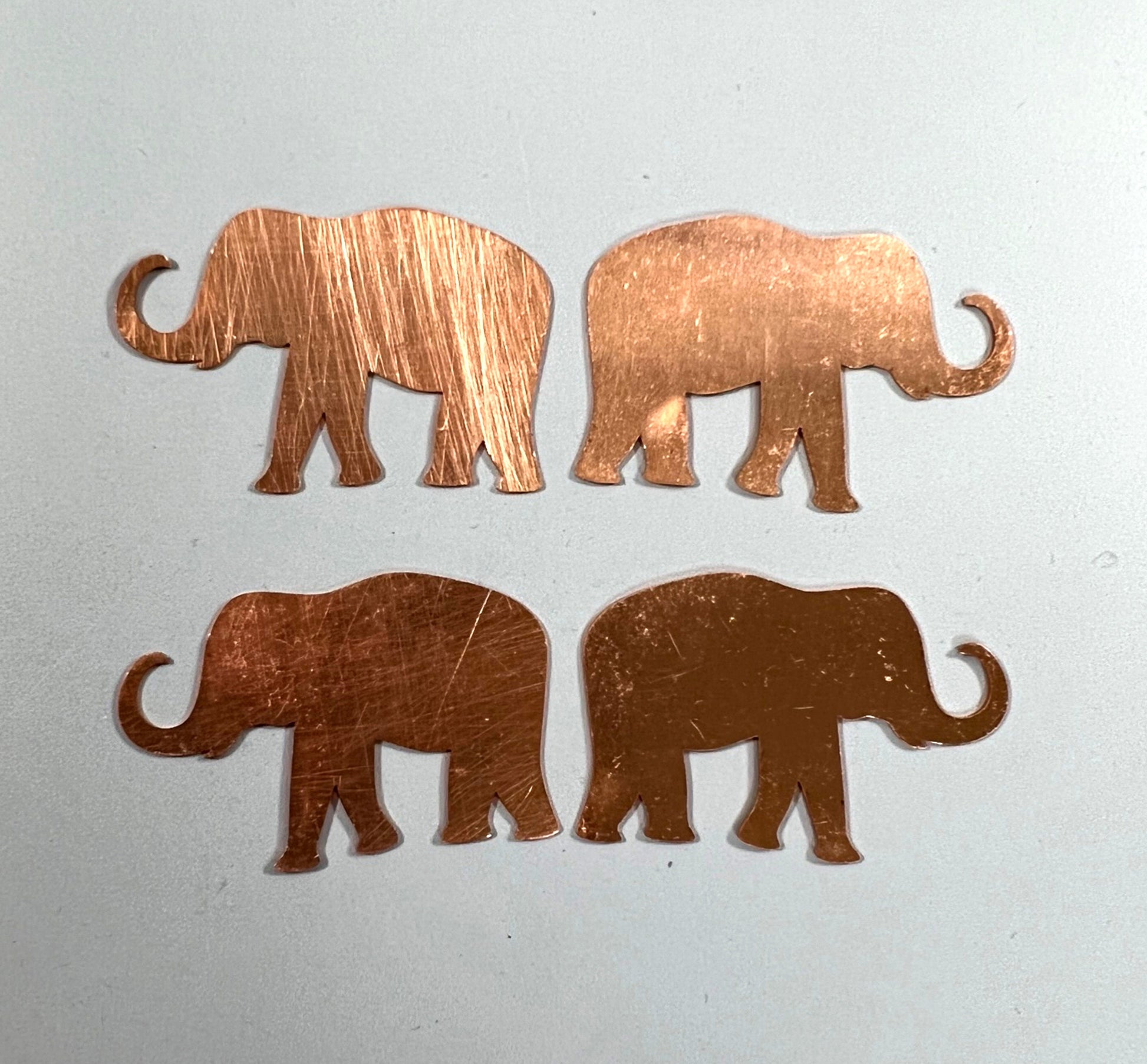 Copper - Sale 721# 33mm New - Elephant Copper blank , stamped enamel , solid copper, stamping blank, personalized copper blank, raw copper