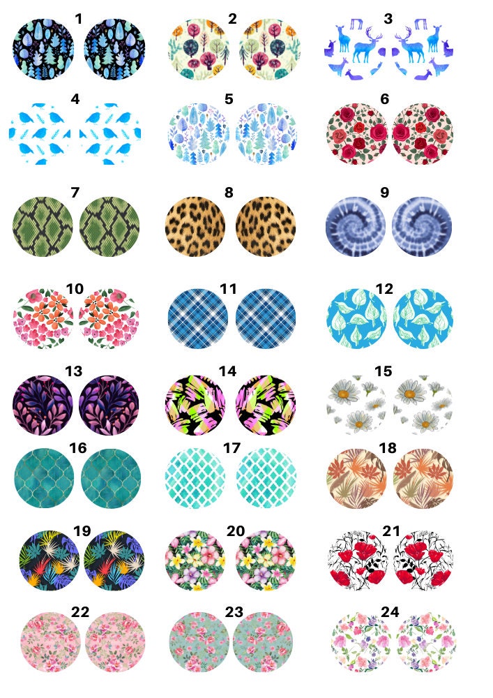 Decals, Circle Ceramic decals - Enamel Decal - Fusible Decal - Glass Fusing Decal ~ Waterslide Decal 1019