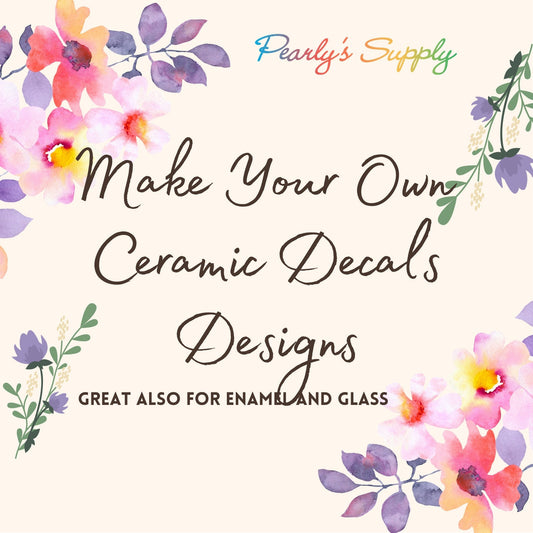 Decals, Custom Ceramic decals - Enamel Decal - Fusible Decal - Glass Fusing Decal ~ Waterslide Decal
