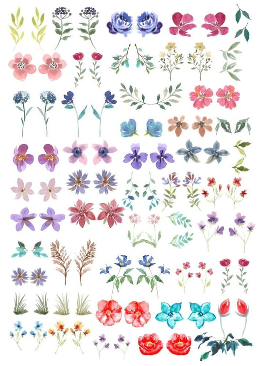 Decals, Ceramic decals - Enamel Decal - Fusible Decal - Glass Fusing Decal ~ Waterslide Decal - 3014