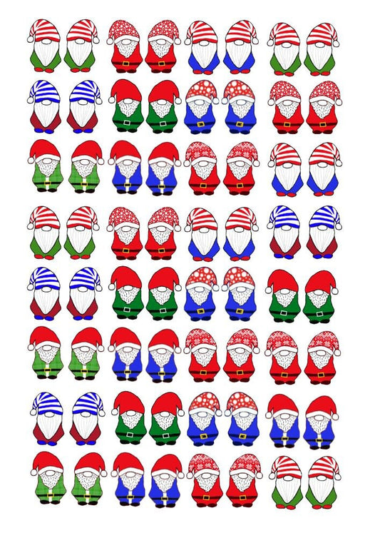 Decals, Gnome 3 Ceramic decals - Enamel Decal - Fusible Decal - Glass Fusing Decal ~ Waterslide Decal 4017