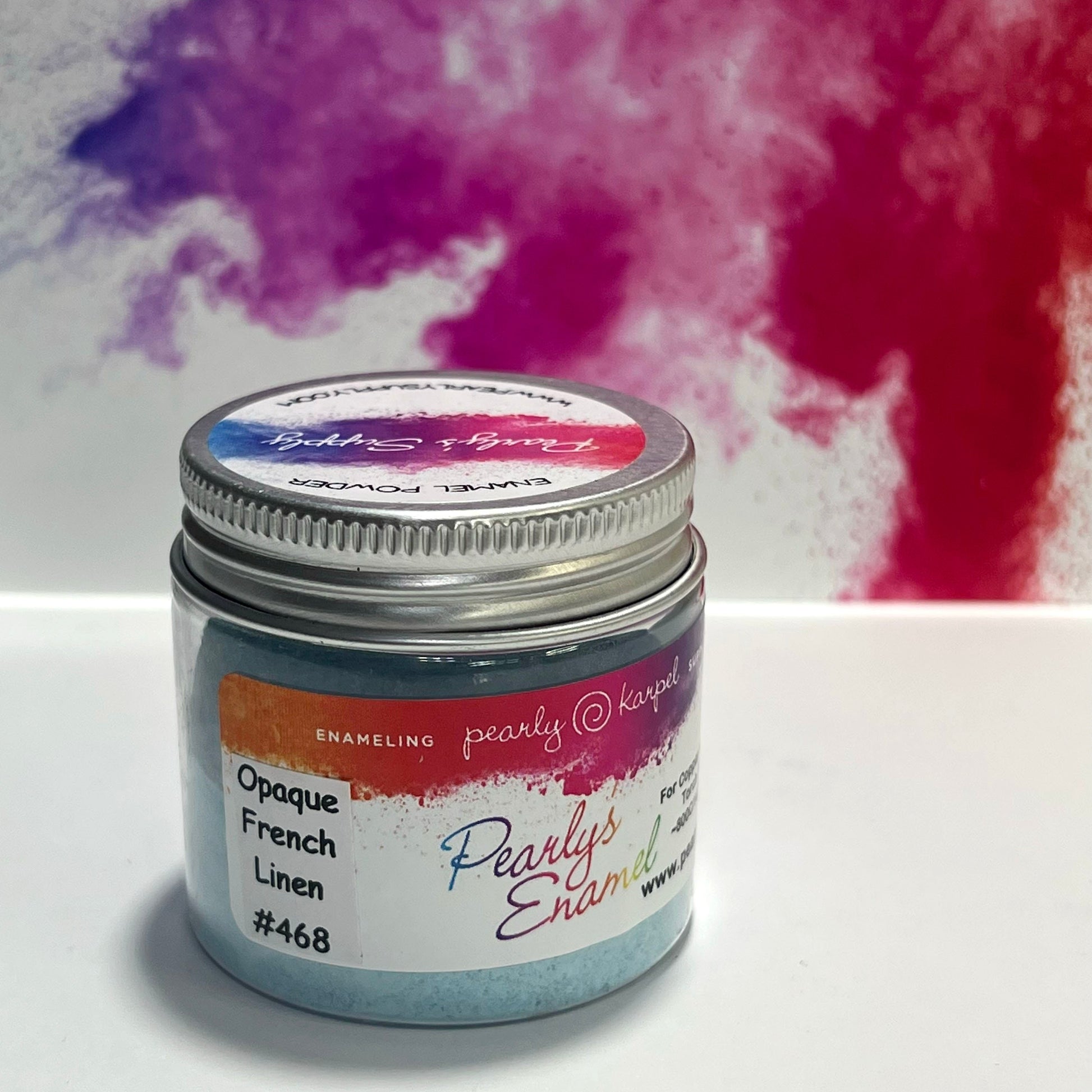 Pearly's Enamel Powder No.468 Opaque French Linen. (85gr.) Great for torch/kiln/Cloisonné