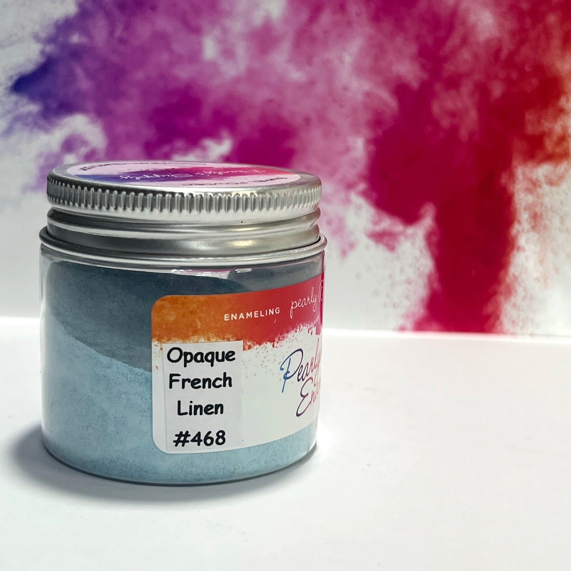 Pearly's Enamel Powder No.468 Opaque French Linen. (85gr.) Great for torch/kiln/Cloisonné