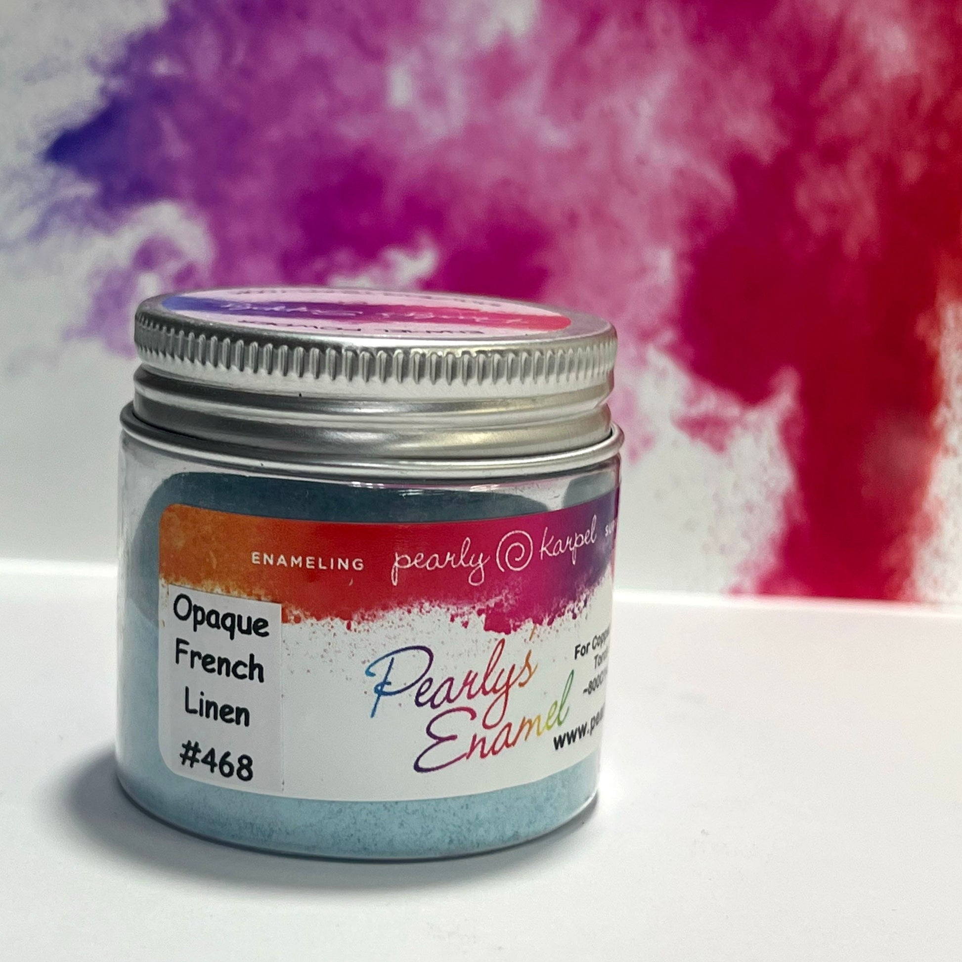 Pearly's Enamel Powder No.468 Opaque French Linen. (85gr.) Great for torch/kiln/Cloisonné