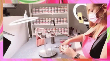 Enamel Powder NihonShippou Transparent G701C Light Pink 1oz, Torch Kiln Cloisonné Wet Packing 28gr