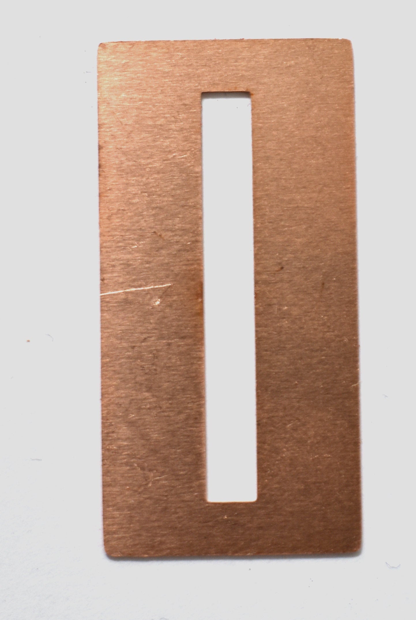 Copper Blanks - 829# Rectangle copper blank , stamped solid copper, stamping blank, personalized , copper blank, raw copper