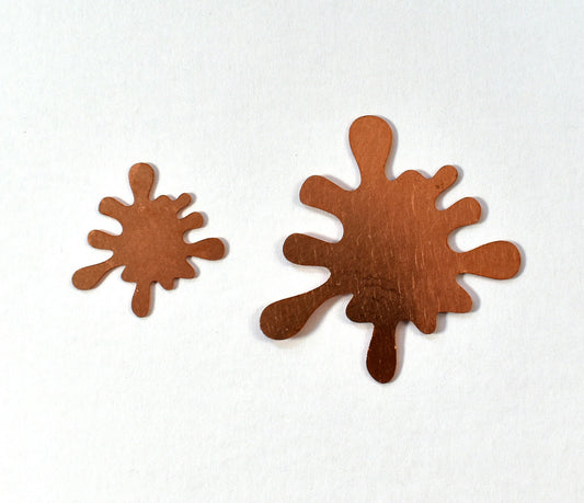 Copper - Sale 329# 35mm New Splash Copper blank , stamped enamel , solid copper, stamping blank, personalized copper blank, raw copper