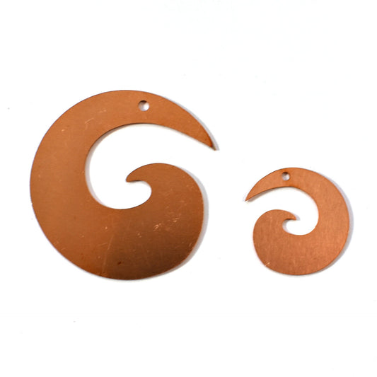 Copper Blanks - 148# Spiral copper blank