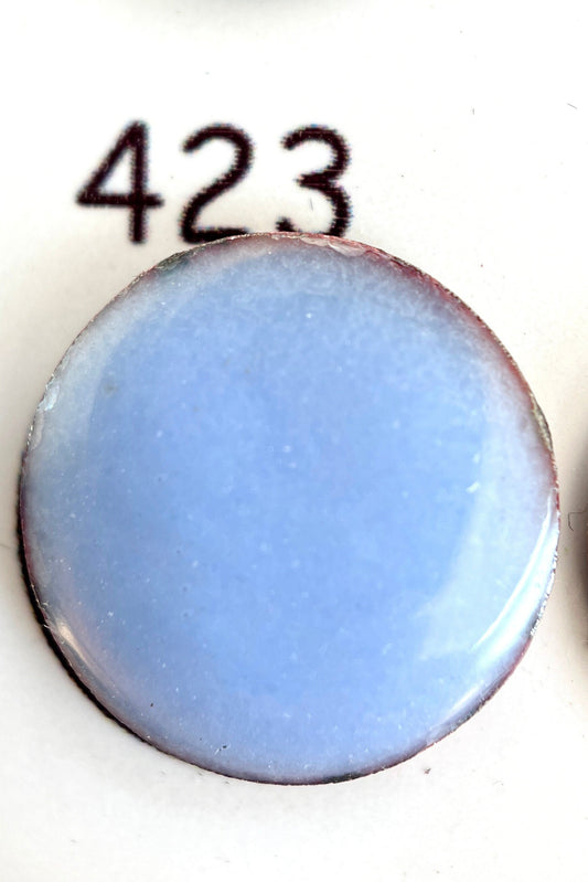 Pearly's Enamel Powder No. 423 Opaque light Sky Blue Lead Free 3oz. (85gr.) Great for torch/kiln/Cloisonné and Wet Packing Enameling