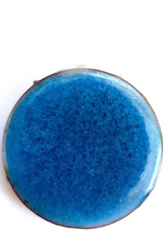 Enameling Powder Paints, Pearly&#39;s Enamel Powder No. 509, Transparent Denim Blue 3oz., Cold Enamel, Low Temperature Enamel, Cloisonne Enamel