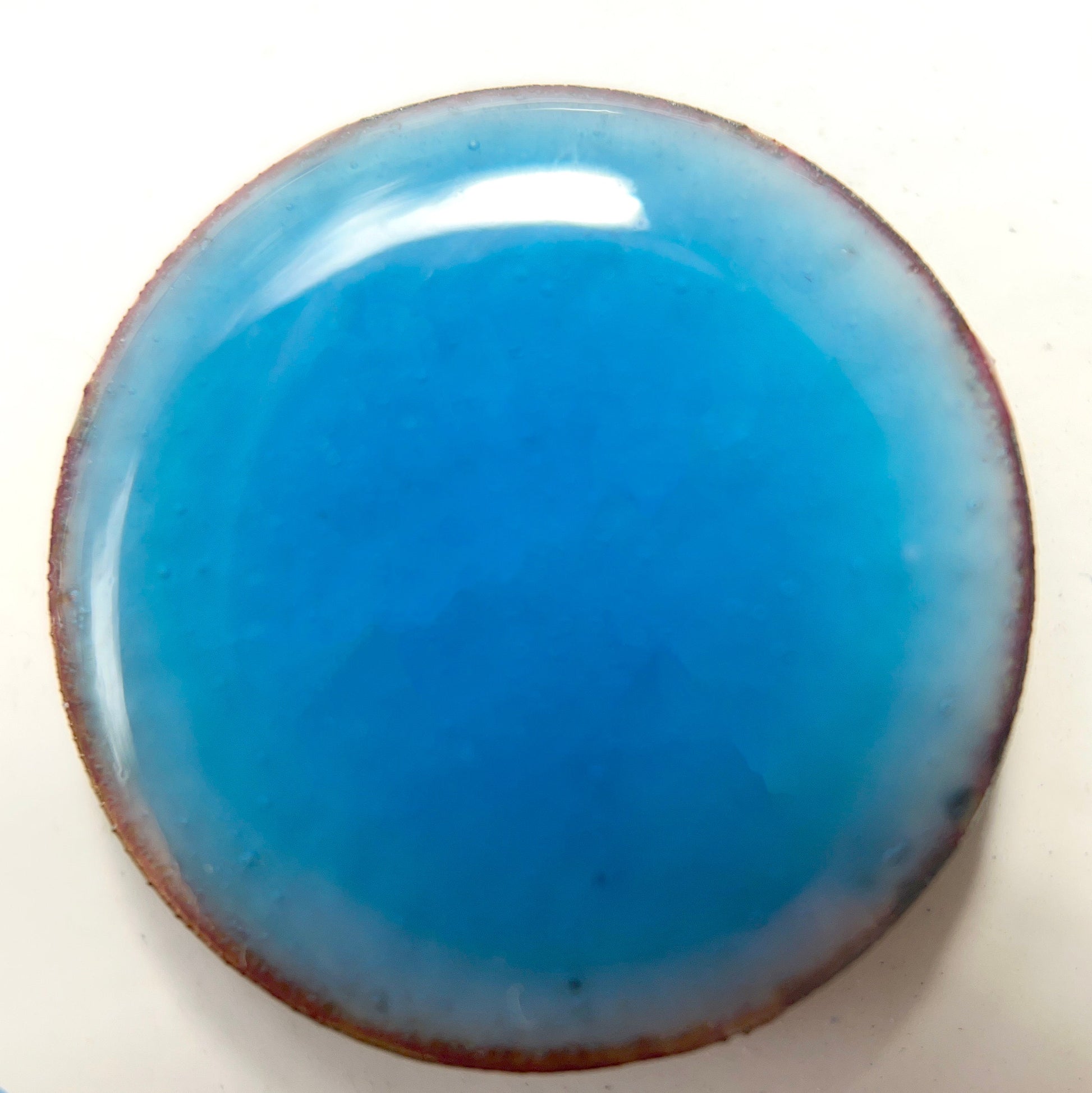 Pearly's Enamel Powder No. 232 Transparent Light Sky Blue 3oz. (85gr.) Great for torch/kiln/Cloisonné and Wet Packing Enameling
