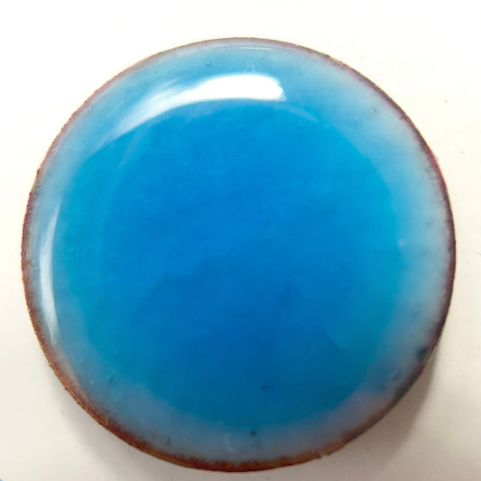 Pearly's Enamel Powder No. 232 Transparent Light Sky Blue 3oz. (85gr.) Great for torch/kiln/Cloisonné and Wet Packing Enameling