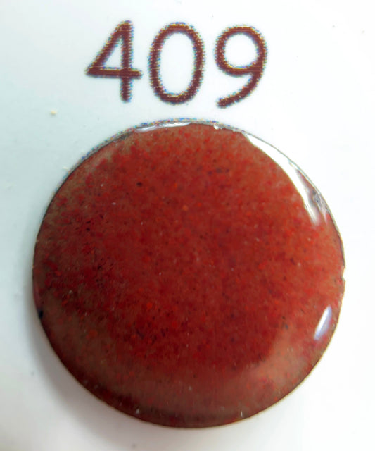 Pearly's Enamel Powder No. 409 Opaque Copper Red 3oz. (85gr.) Great for torch/kiln/Cloisonné and Wet Packing Enameling