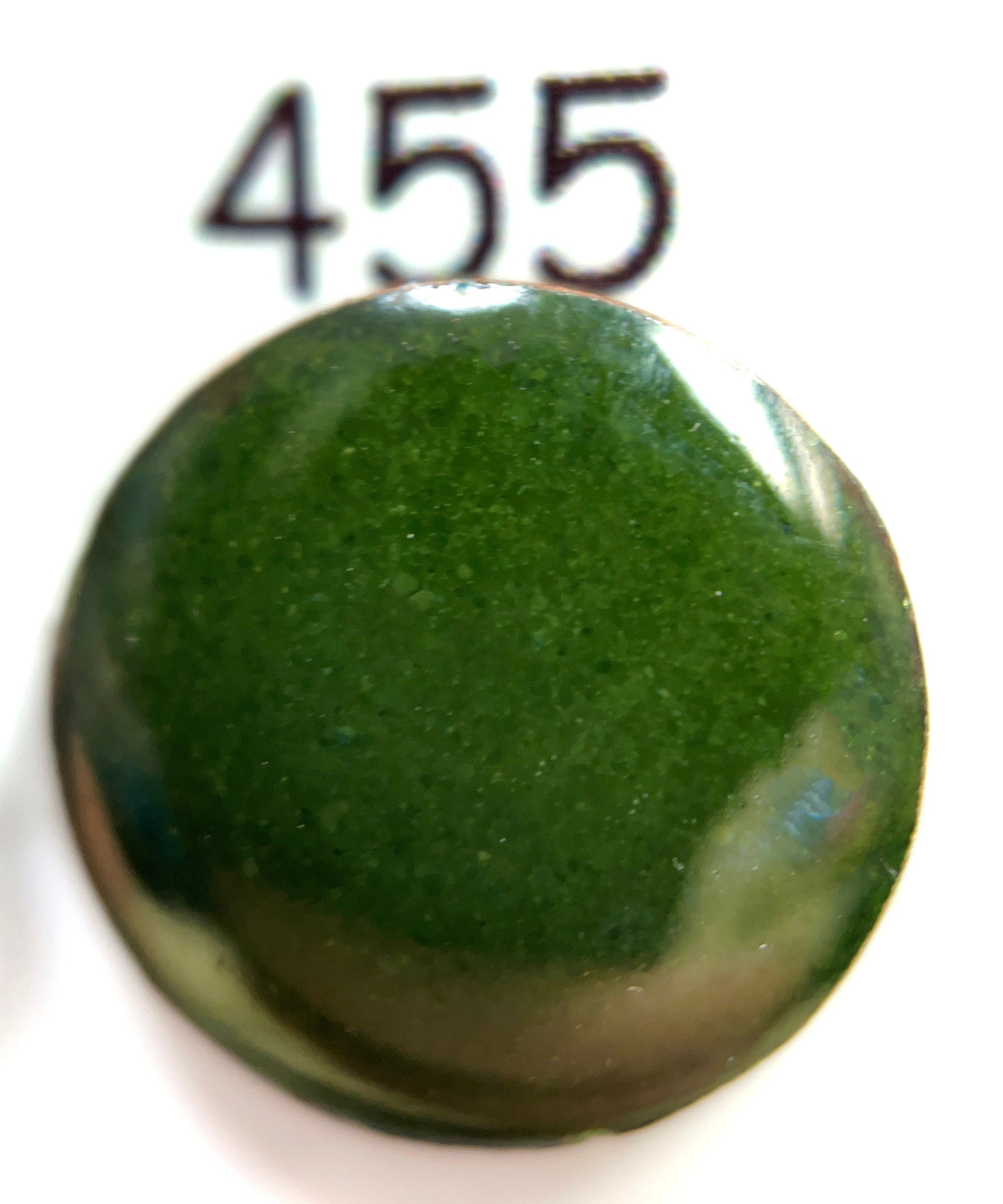 Pearly's Enamel Powder No. 455 Opaque Dark Basil Green 3oz. (85gr.) Great for torch/kiln/Cloisonné and Wet Packing Enameling