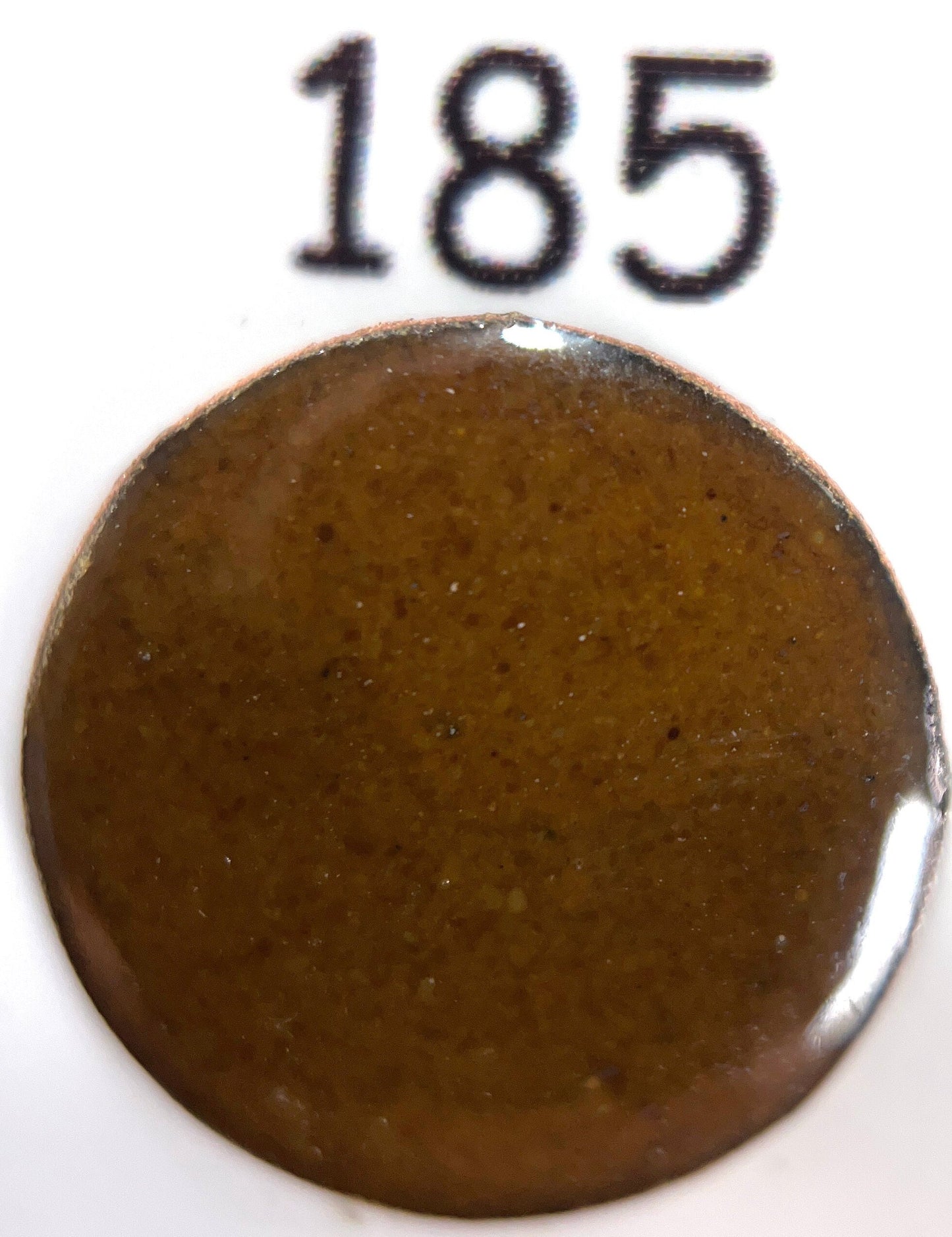 Pearly's Enamel Powder No. 185 Opaque Old Brown 3oz. (85gr.) Great for torch/kiln/Cloisonné and Wet Packing Enameling