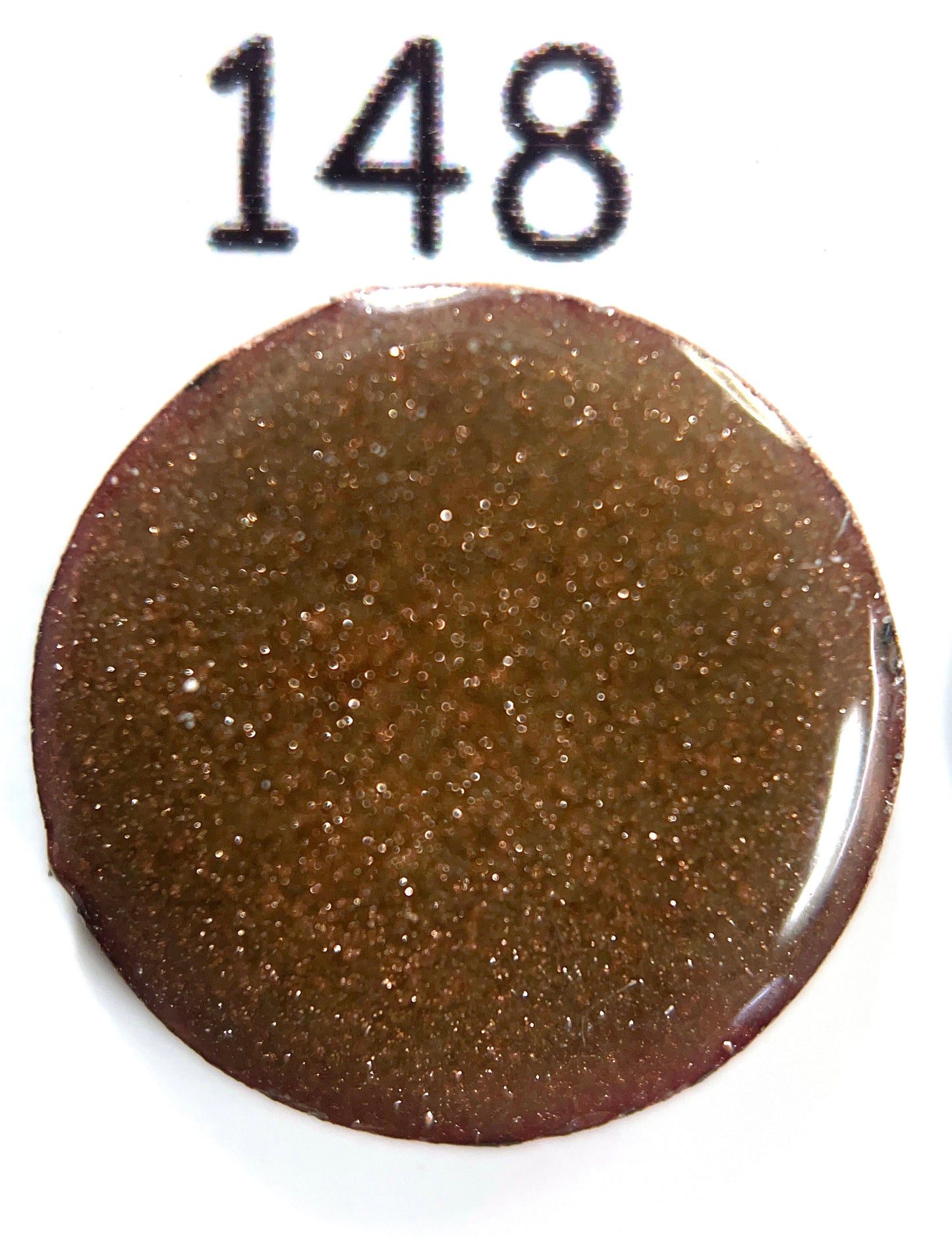 Pearly's Enamel Powder No. 148 Opaque Glitter Golden Red 3oz. (85gr.) - Lead Free Great for torch/kiln/Cloisonné and Wet Packing Enameling