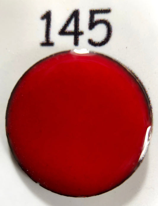 Pearly's Enamel Powder No. 145 Opaque Lead Free Ture Red 3oz. (85gr.) Great for torch/kiln/Cloisonné and Wet Packing Enameling
