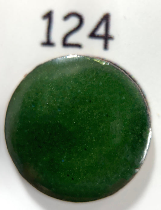 Pearly's Enamel Powder No. 124 Opaque Drak Green 3oz. (85gr.) Great for torch/kiln/Cloisonné and Wet Packing Enameling