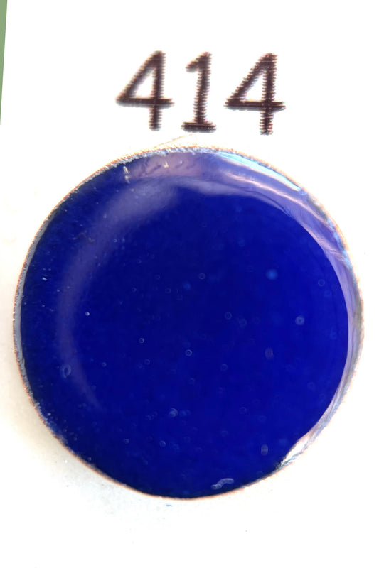 Pearly's Enamel Powder No. 414 Opaque Dark Copper blue 3oz. (85gr.) Great for torch/kiln/Cloisonné and Wet Packing Enameling