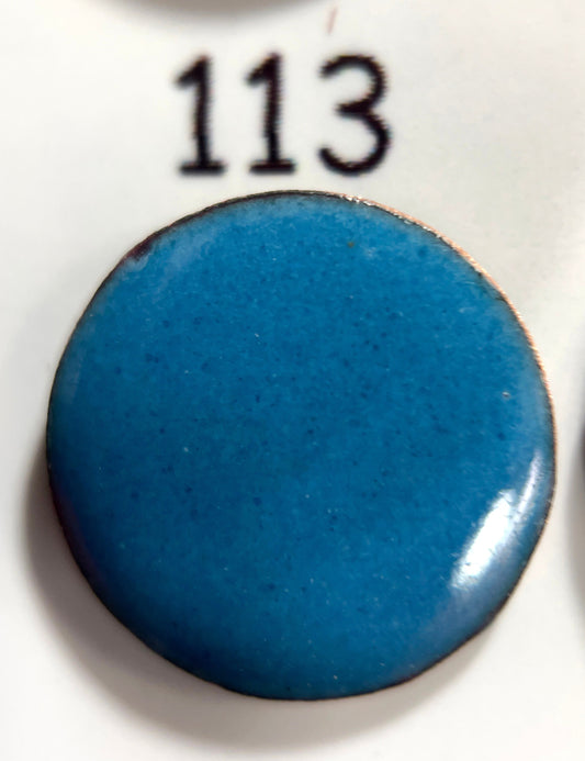 Pearly's Enamel Powder No. 113 Opaque Indigo Blue 3oz. (85gr.) Great for torch/kiln/Cloisonné and Wet Packing Enameling