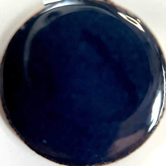 Pearly's Enamel Powder No. 161 Opaque Blue black 3oz. (85gr.) Great for torch/kiln/Cloisonné and Wet Packing Enameling
