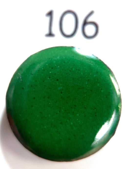 Pearly's Enamel Powder No. 106 Opaque Moss Green 3oz. (85gr.) Great for torch/kiln/Cloisonné and Wet Packing Enameling