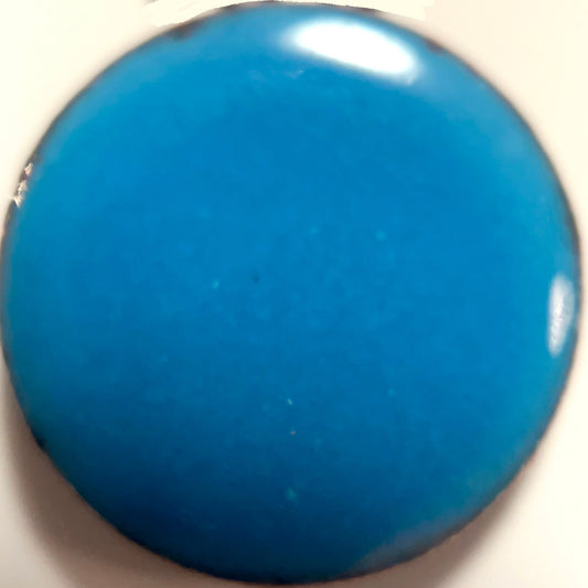 Pearly's Enamel Powder No. 466 Opaque Bright Turquoise 3oz. (85gr.) Great for torch/kiln/Cloisonné and Wet Packing Enameling