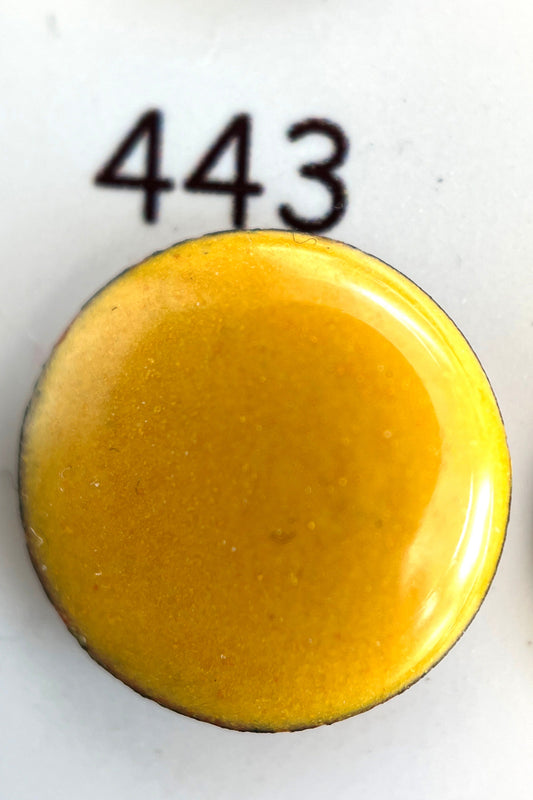 Pearly's Enamel Powder No. 443 Opaque Yolk 3 oz. (85gr.) Great for torch/kiln/Cloisonné and Wet Packing Enameling