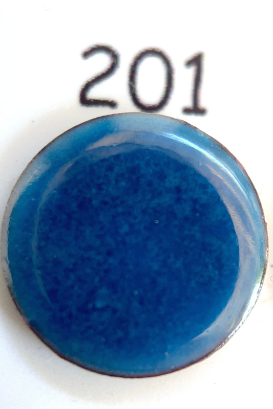 Pearly's Enamel Powder No. 201 Transparent Deep Blue Lake 3oz. (85gr.) Great for torch/kiln/Cloisonné and Wet Packing Enameling
