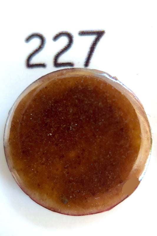 Pearly's Enamel Powder No. 227 Transparent Dark silver brown 3oz. (85gr.) Great for torch/kiln/Cloisonné and Wet Packing Enameling