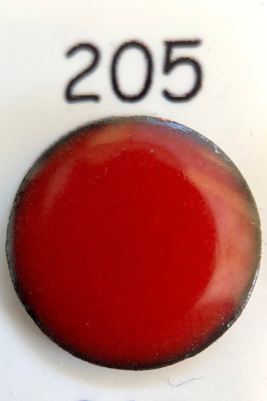 Pearly's Enamel Powder No. 205 Opaque Simply Red Lead Free 3oz. (85gr.) Great for torch/kiln/Cloisonné and Wet Packing Enameling