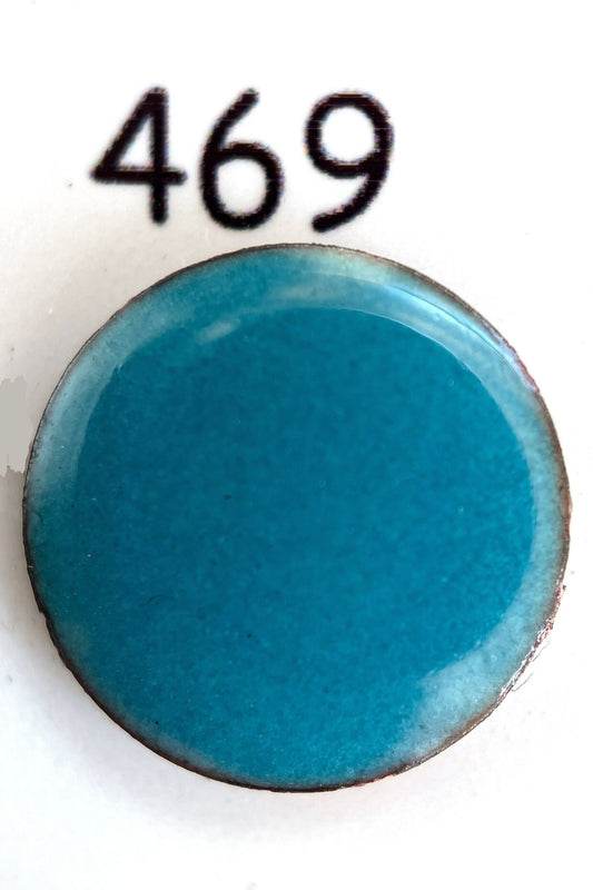 Pearly's Enamel Powder No. 469 Opaque Medium Turquoise 3oz. (85gr.) Great for torch/kiln/Cloisonné and Wet Packing Enameling